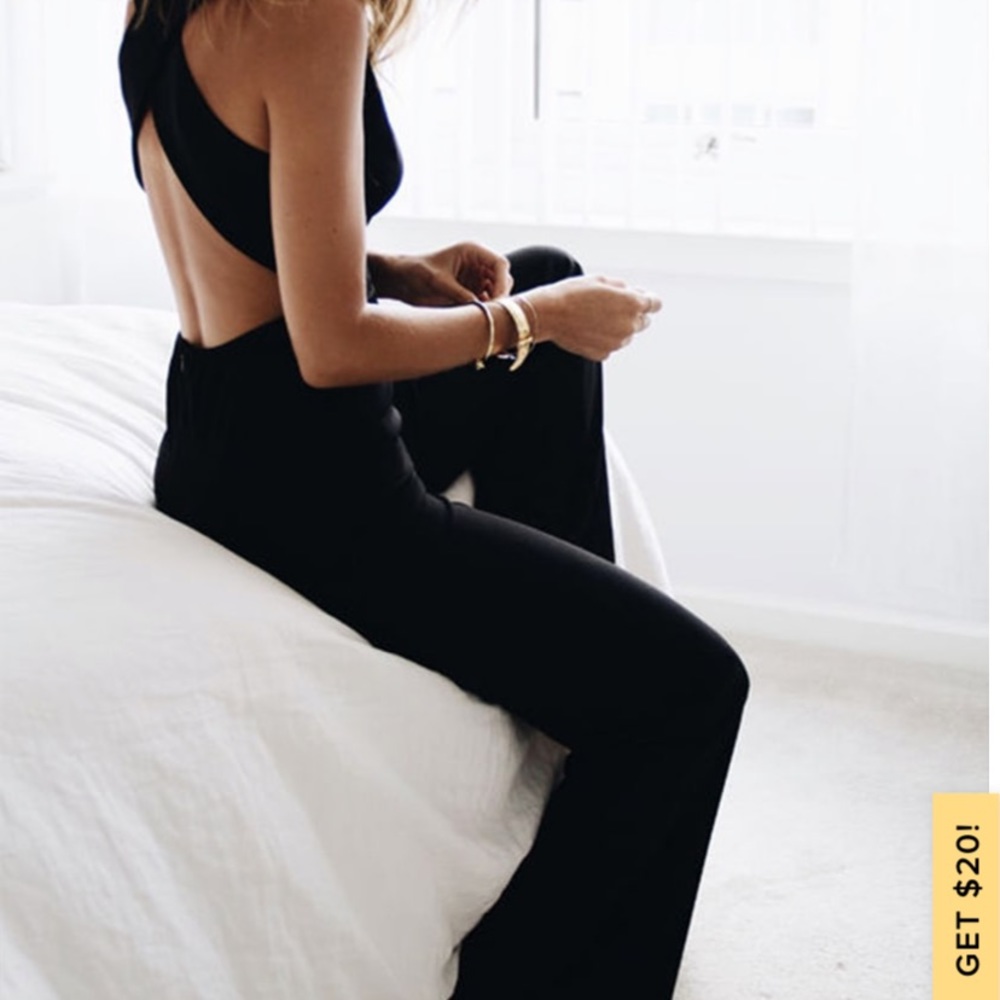 LuLu’s Thinking Out Loud Backless Jumpsuit